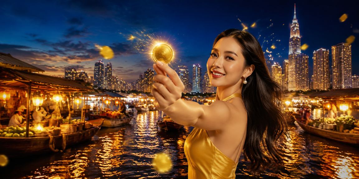 Người phụ nữ trẻ tại TP Hồ Chí Minh cầm phiếu cược và điện thoại kiểm tra kết quả giải thưởng